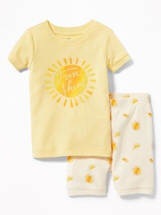 "Fun Shine" Sun-Graphic Sleep Set for Toddler & Baby | Old Navy US