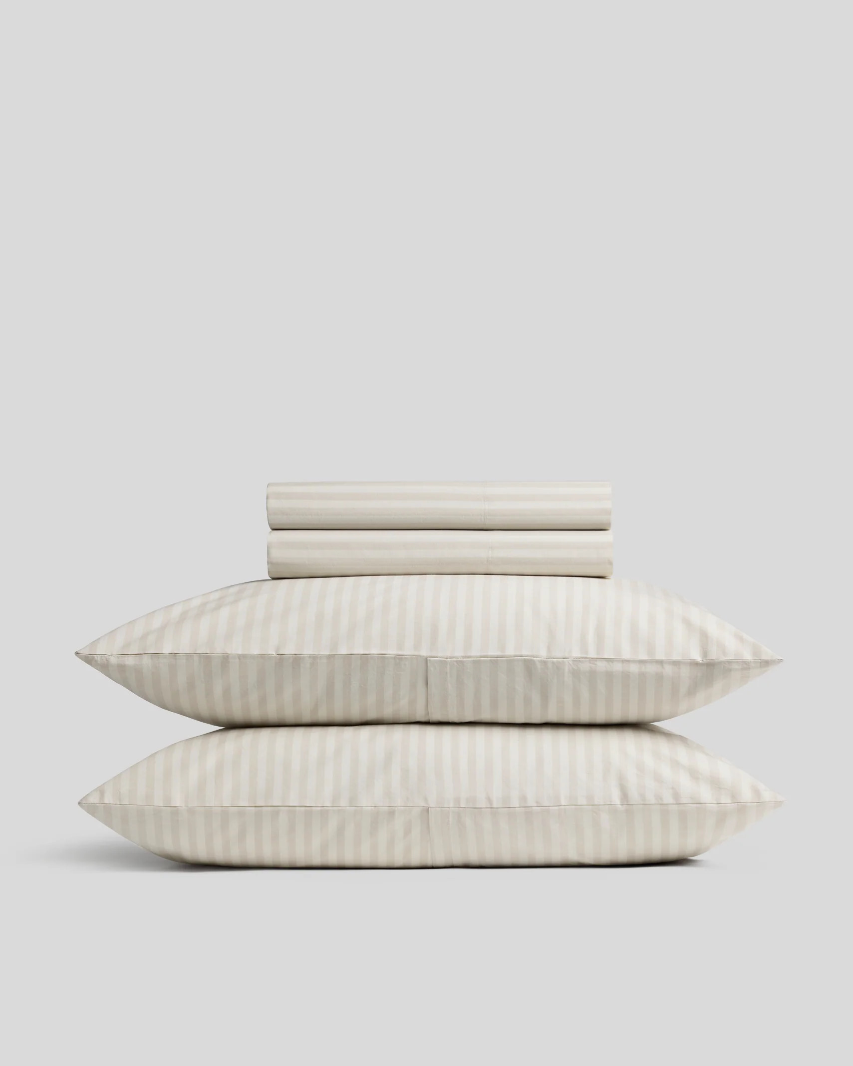 Percale Sheet Set - Bone Stripe K/CK | Parachute