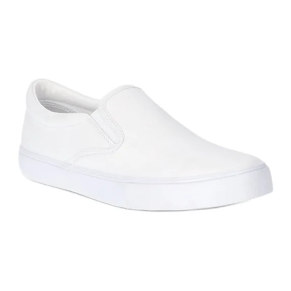 No Boundaries Twin Gore Canvas Slip On Sneakers, Wide Width Available, Women's | Walmart (US)