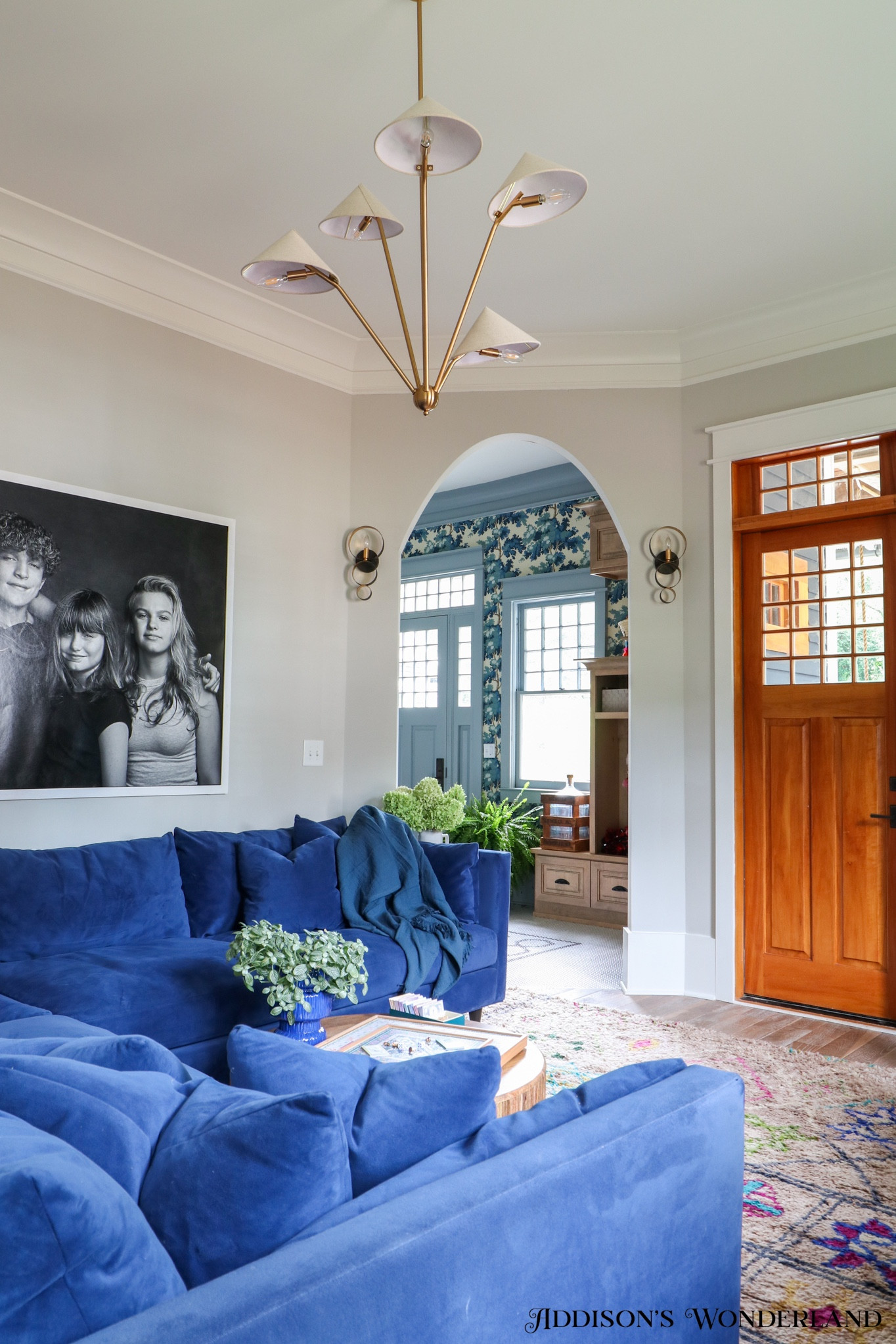 Our Family Room…
Sectional- Jonathan Louis Furniture
Wall Color- SW Gossamer Veil
Trim- SW Alabaster
TV Cabinet- Restoration Hardware 
Chair- Anthropologie 

#LTKstyletip #LTKhome #LTKunder50