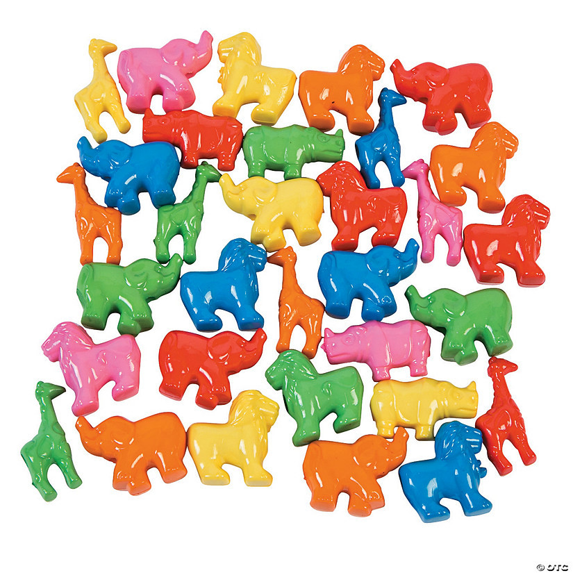 Bulk 200 Pc. Zoo Animal Pony Beads | Oriental Trading Company