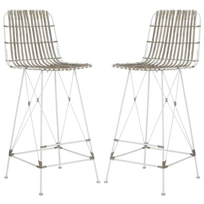 Darian Bar & Counter Stool Seat Height: Bar Stool (29.5" Seat Height), Color: White Wash | Wayfair North America