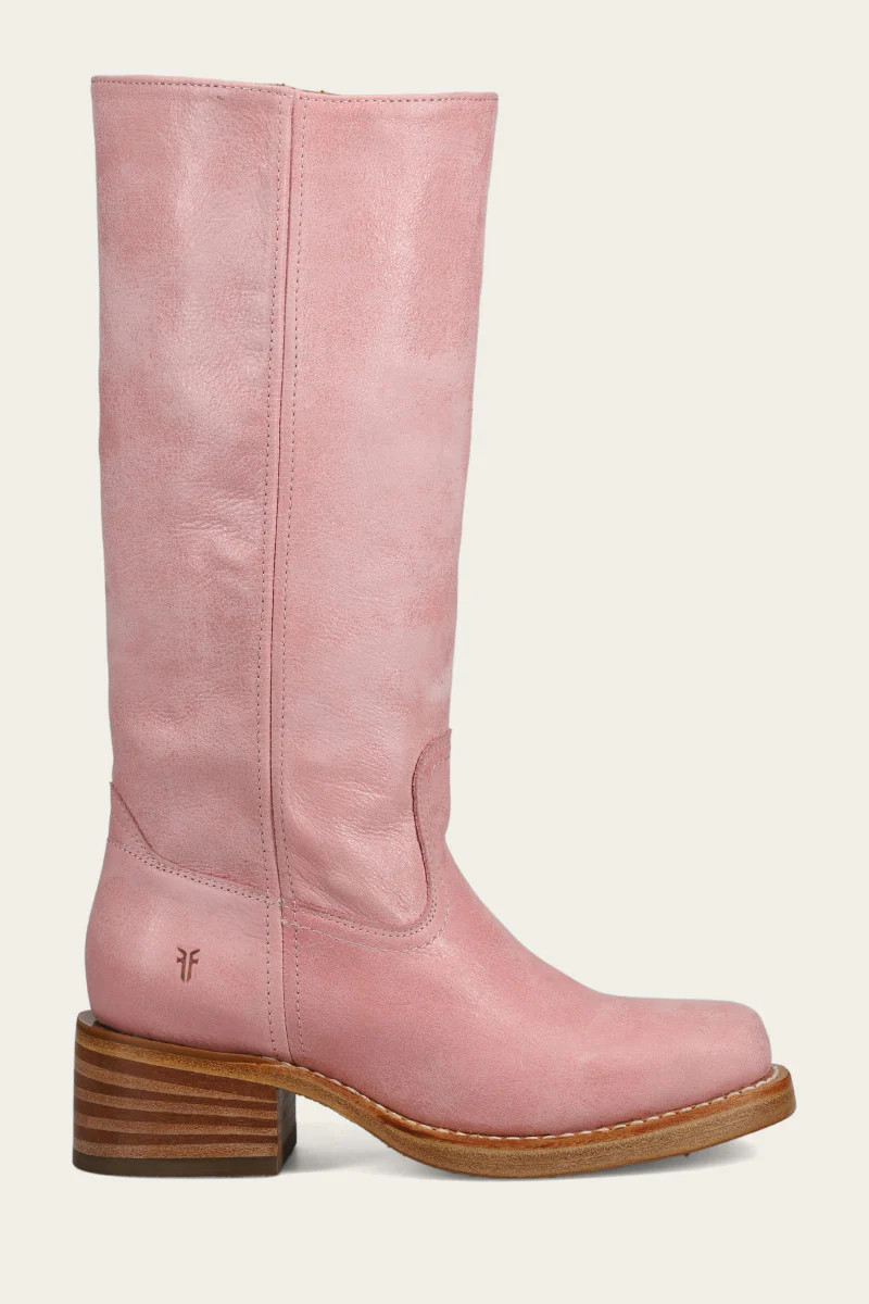 Women's Pink Campus 14L Boots | The Frye Company | FRYE