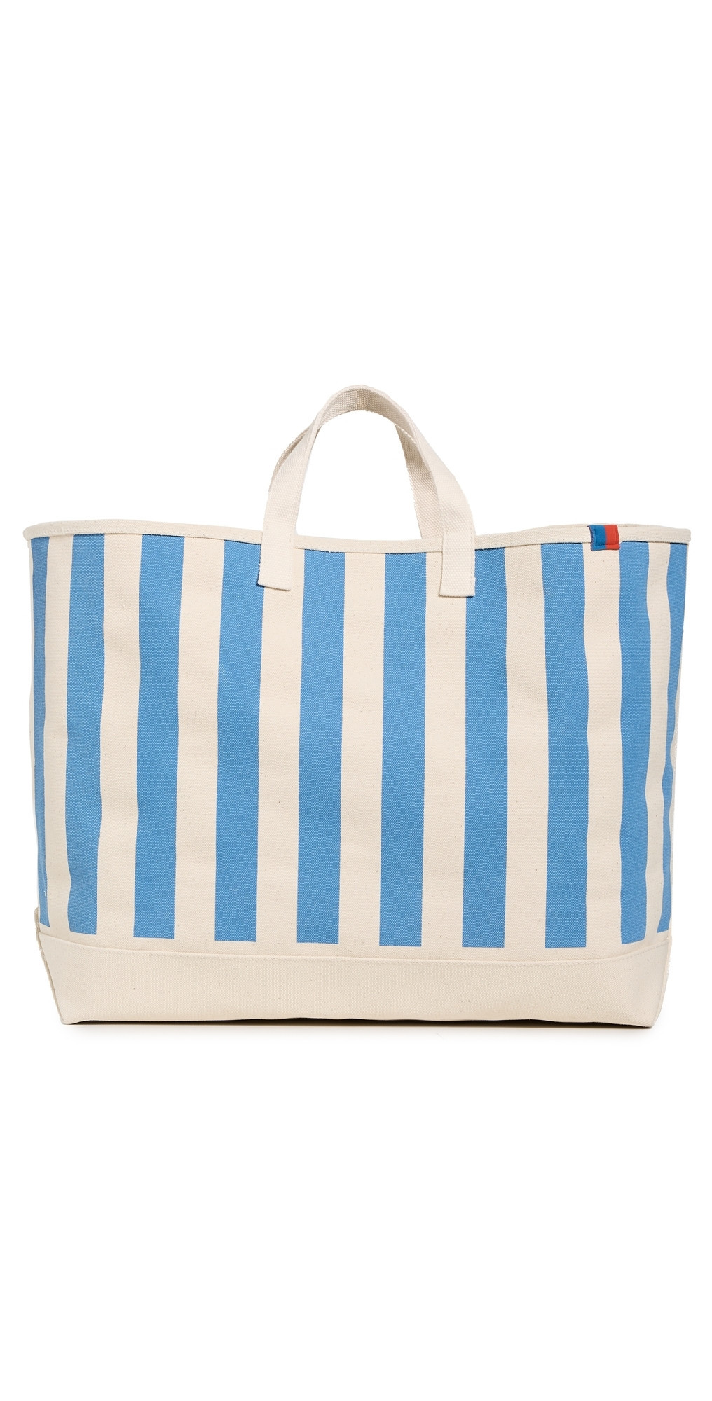 KULE The All Over Striped Tote Canvas/Royal Blue One Size | Shopbop