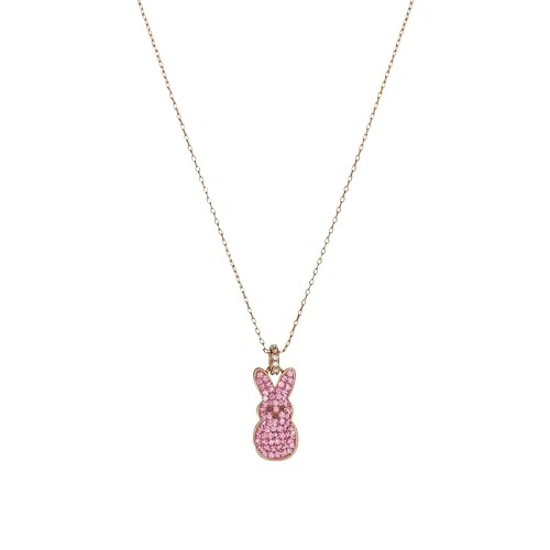 Alex and Ani Peeps? Pink Crystal Bunny Pendant Necklace | Amazon (US)