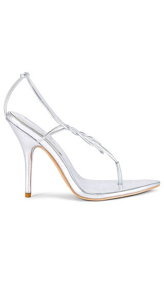 Mid Chrome Sandal in Silver | Revolve Clothing (Global)