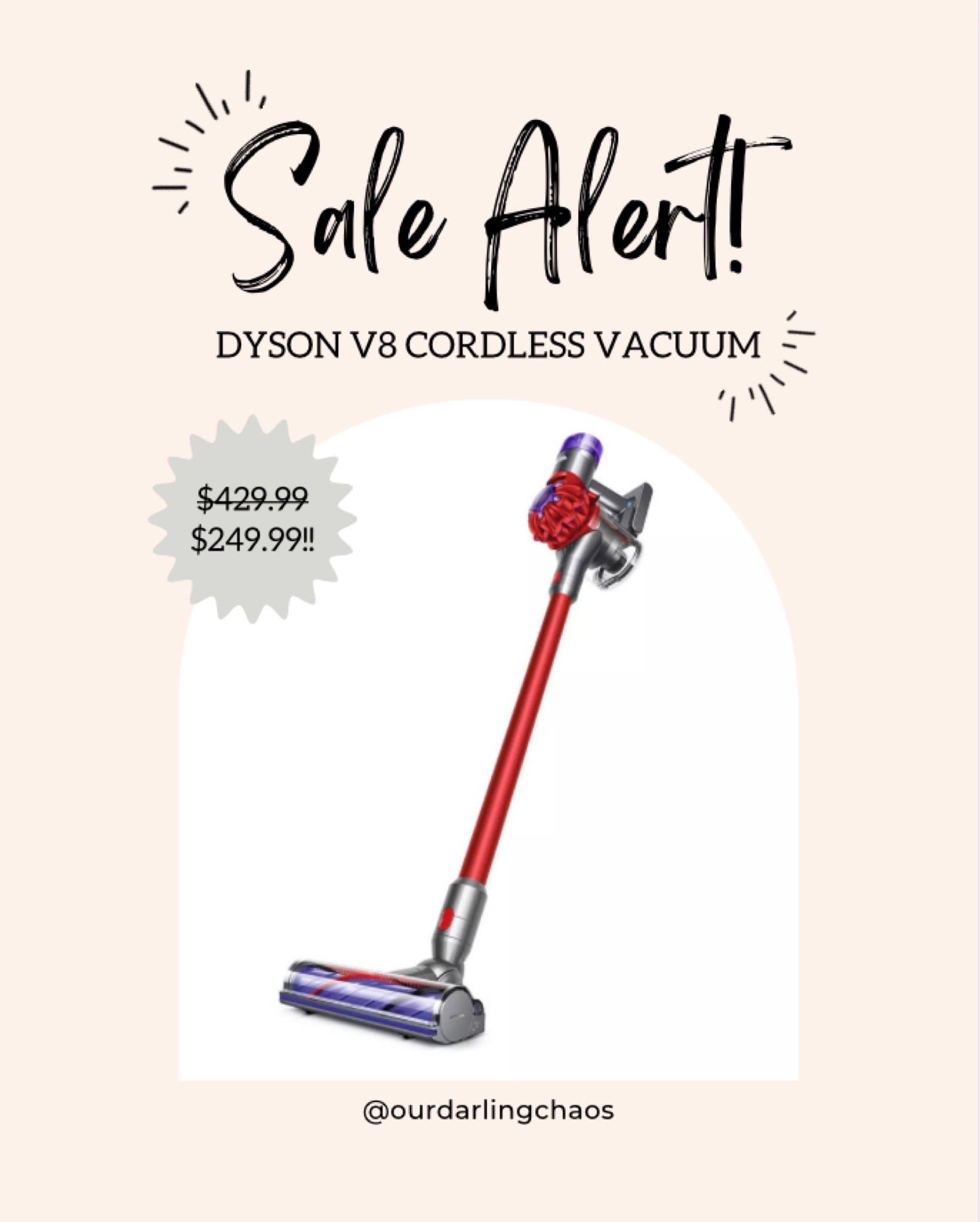 My favorite vacuum is on sale!!! Now is the time to get the Dyson V8 Cordless Stick Vacuum for over 40% off!!😍
I have had this vacuum for over 8 years! It is the best investment and makes a great gift! Keeps my home so clean and I love how it is cordless!🤩🎁

#LTKhome #LTKGiftGuide #LTKsalealert