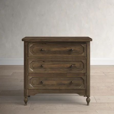 Birch Lane™ Manhasset 3 Drawer Nightstand | Birch Lane | Wayfair North America