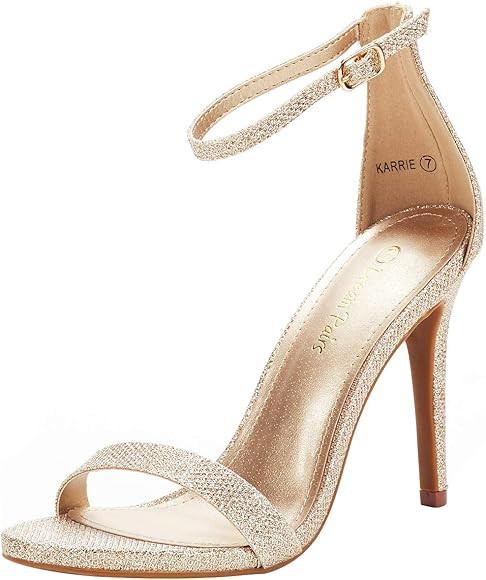 DREAM PAIRS Women's Karrie High Stiletto Pump Heeled Sandals | Amazon (US)