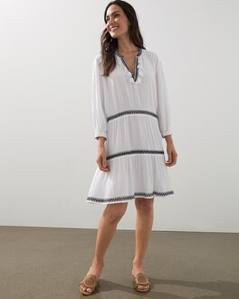 Tassel Neck Swim Dress Coverup | Chico's