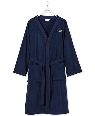 Logo Patch 100% Cotton Pique Bath Robe | Macy's