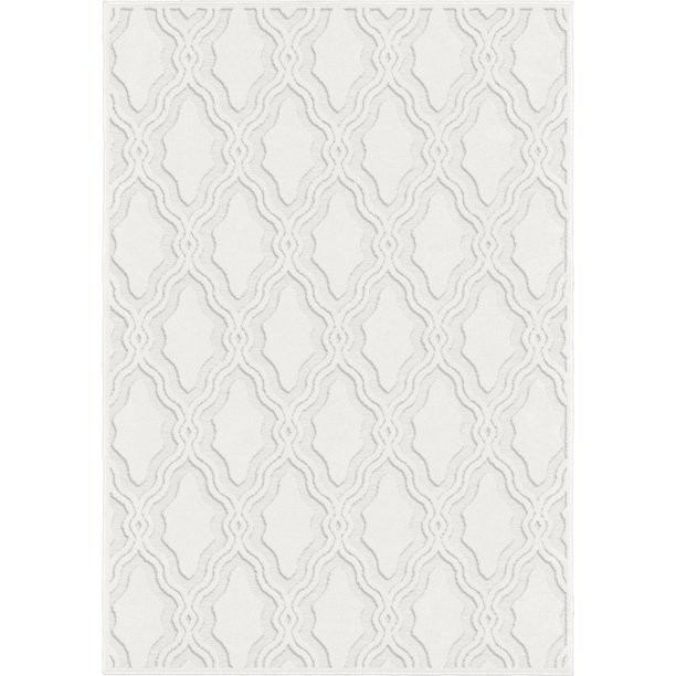 My Texas House Cotton Blossom Rug, Natural, 5'2" x 7'6" - Walmart.com | Walmart (US)