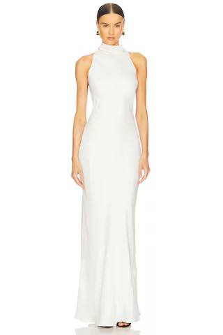 Lace Maxi Dress in Egret | Revolve Clothing (Global)