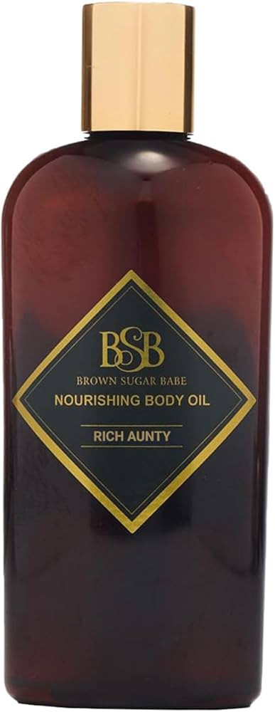 Brown Sugar Babe Rich Aunty Body Oil, Nourishing Skin Care with Almond, Avocado, Olive, Grape See... | Amazon (US)