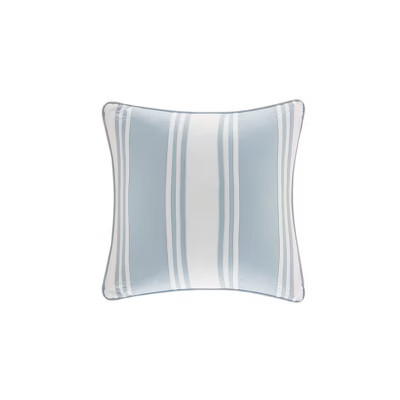 Gracie Mills Ramos Coastal Inspired Pieced Square Decorative Pillow - One Size - White | Target