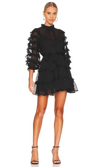 Lacey Mini Dress in Black | Revolve Clothing (Global)