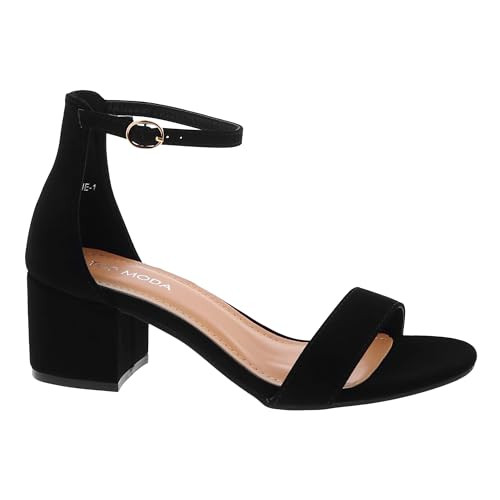 TOP Moda Darcie-1 Ankle Strap Dressy High Heel Sandal, Non-slip Sole, For Wedding, Party, Prom, E... | Amazon (US)