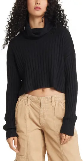 Cowl Neck Crop Sweater | Nordstrom