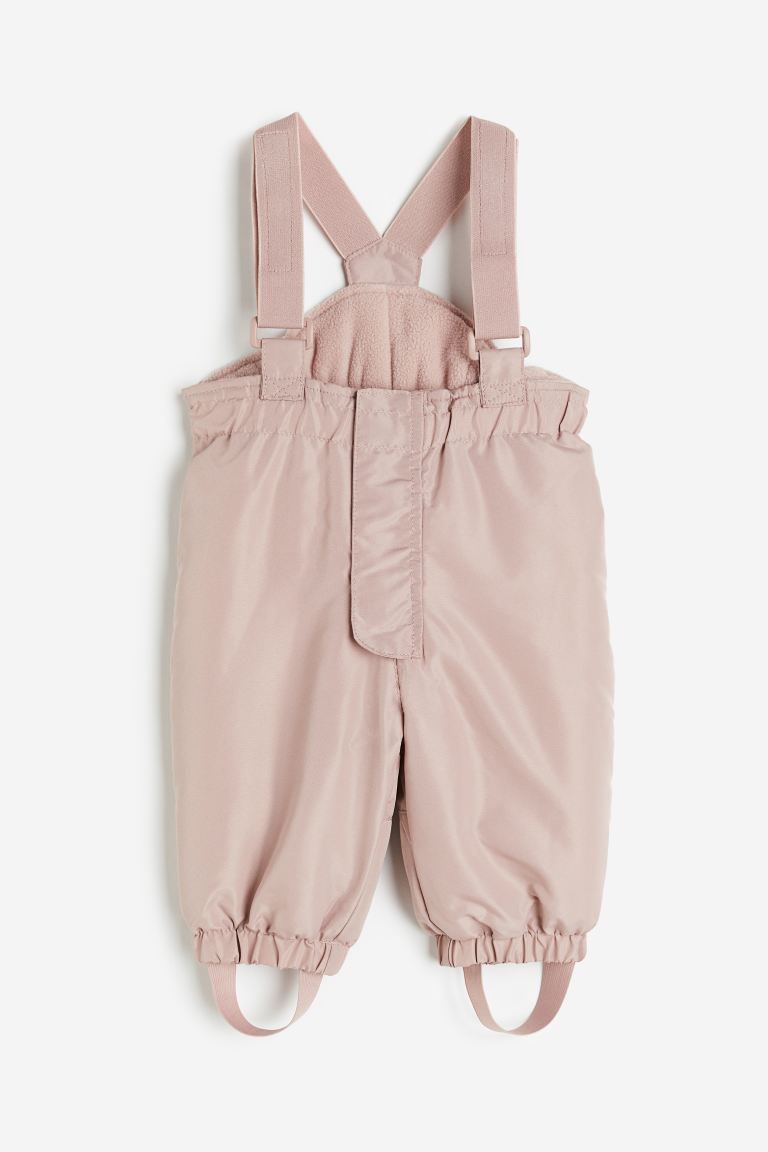 Snow Pants with Suspenders - Light pink - Kids | H&M US | H&M (US + CA)