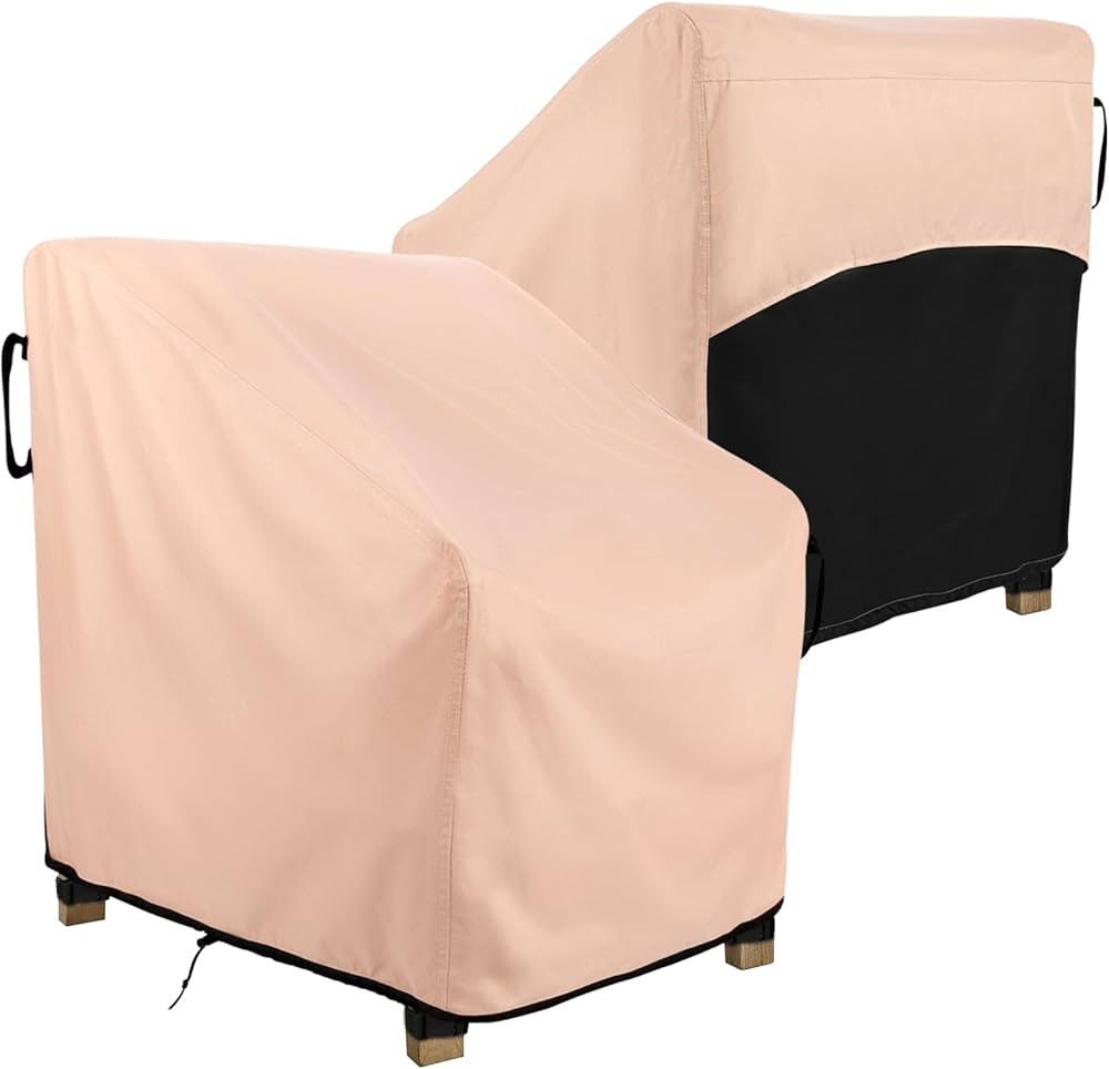 KANGAROO MOMMY Outdoor Furniture Covers Waterproof, Patio Chair Covers 2 Pack, Lounge Deep Seat C... | Amazon (US)