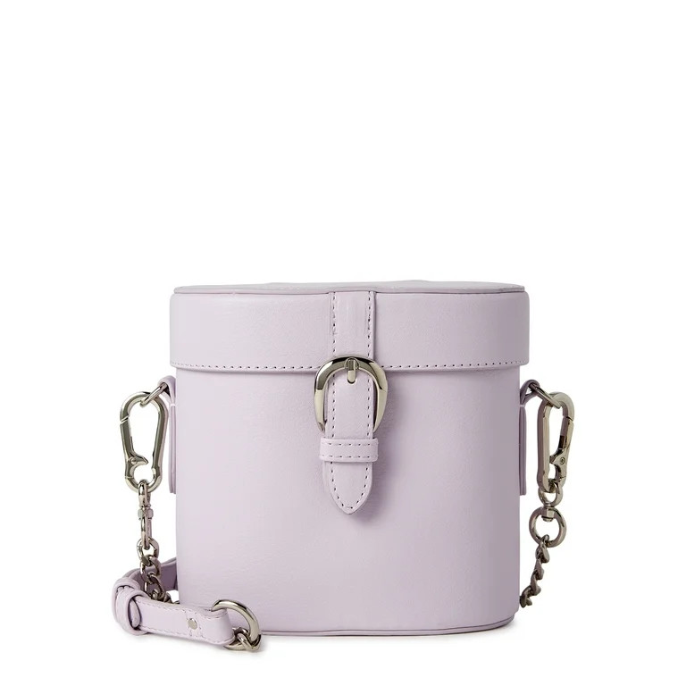 Madden NYC Women's Buckle Canteen Bag Lavender Fog - Walmart.com | Walmart (US)