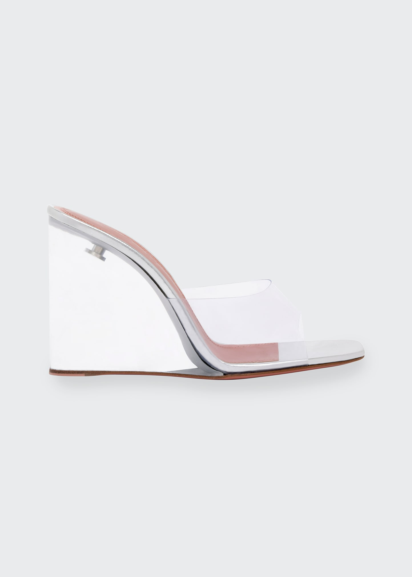 Lupita Glass-Wedge Slide Sandals | Bergdorf Goodman