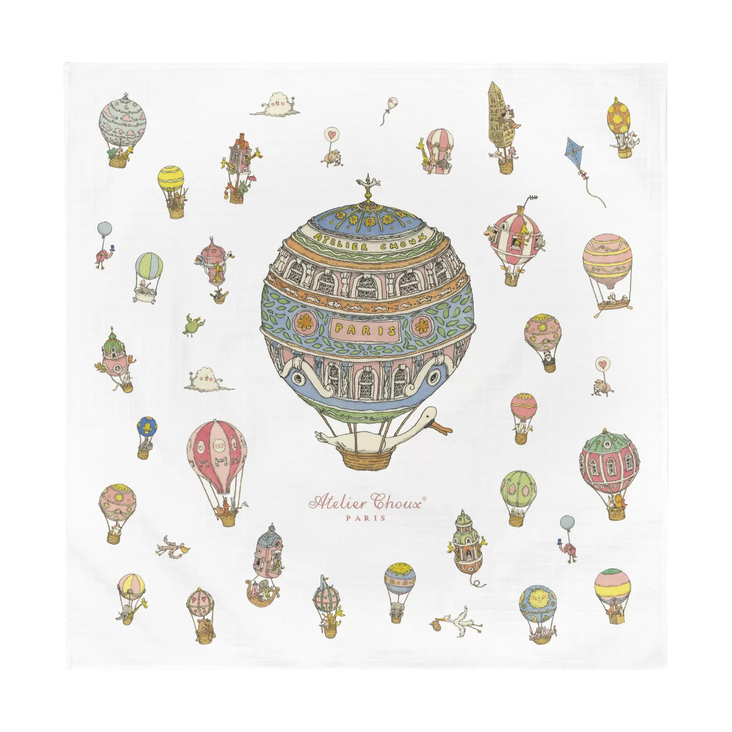 Carré - Hot Air Balloons - Atelier Choux | Atelier Choux