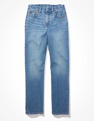AE Strigid Curvy '90s Straight Jean | American Eagle Outfitters (US & CA)