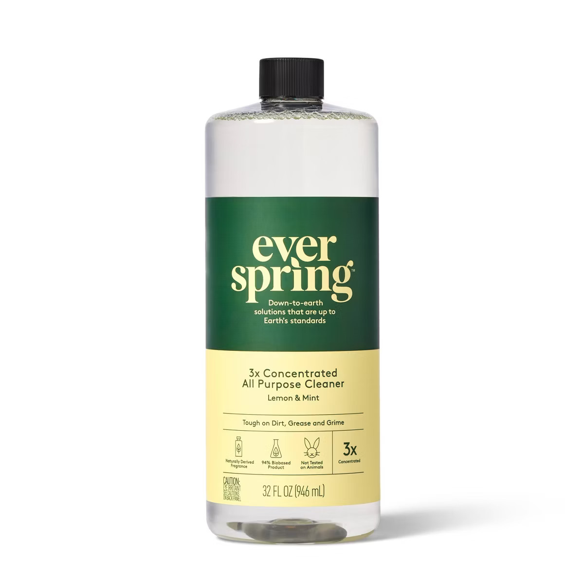 Lemon & Mint Ultra-Concentrated All Purpose Cleaner - 32oz - Everspring™ | Target