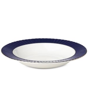 Lenox Pleated Colors Navy Pasta Rim/Soup Bowl | Macys (US)