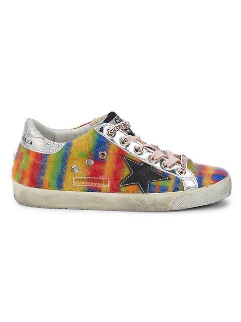 Rainbow Pony Hair Leather Sneakers | Saks Fifth Avenue OFF 5TH