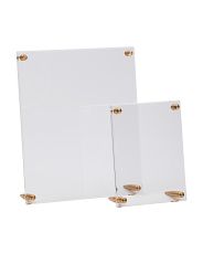 2pc Acrylic Metal Tabletop Frames | Marshalls