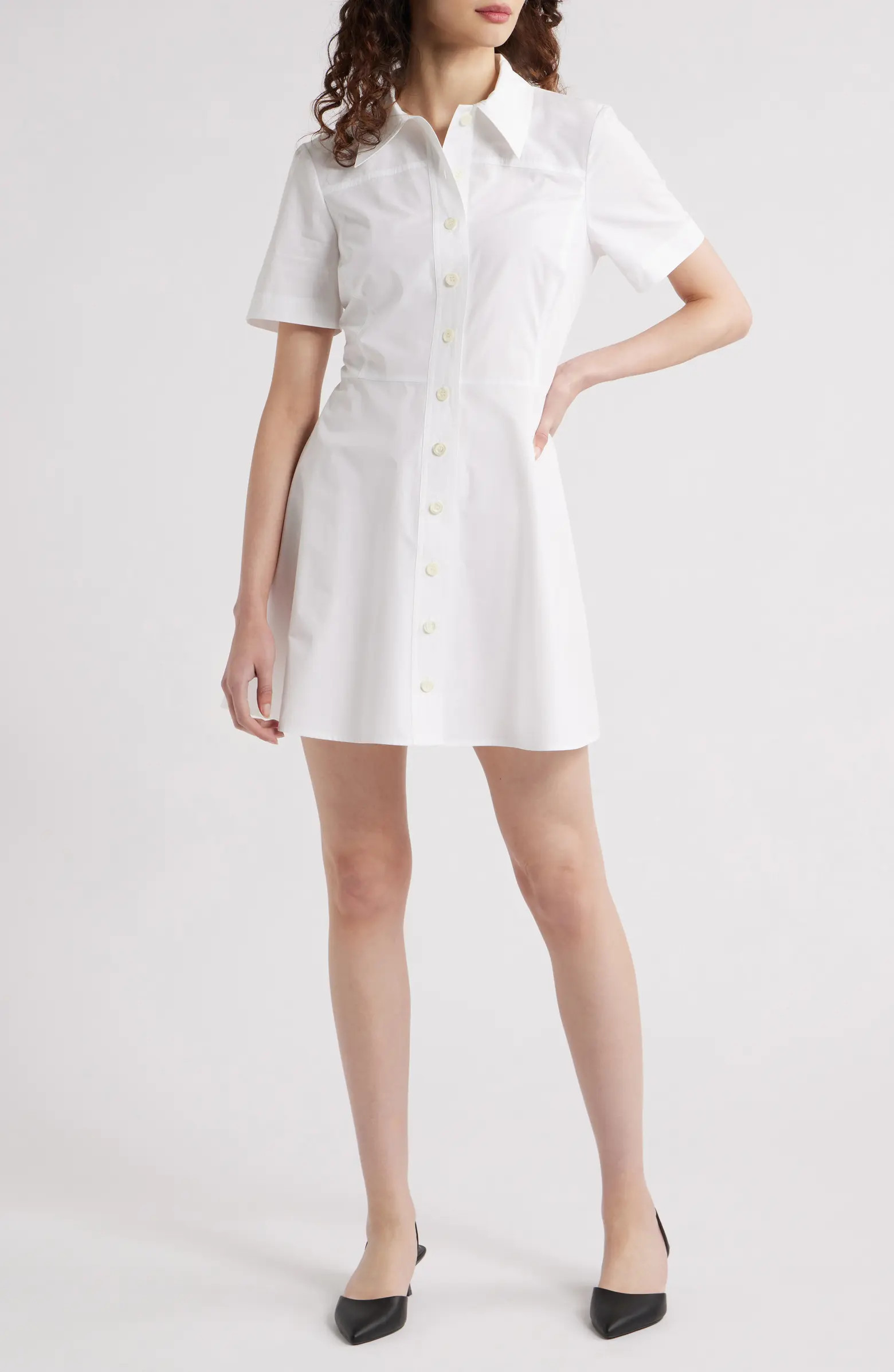The Flare Mini Shirtdress | Nordstrom