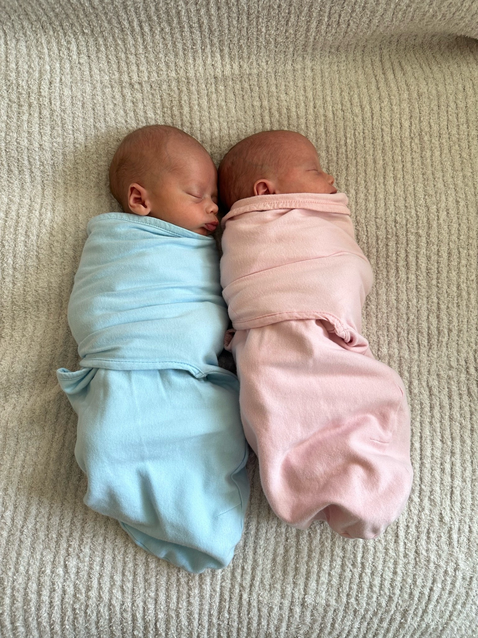 Baby boy and baby girl in our favorite Velcro swaddles

#LTKBaby #LTKBump #LTKKids