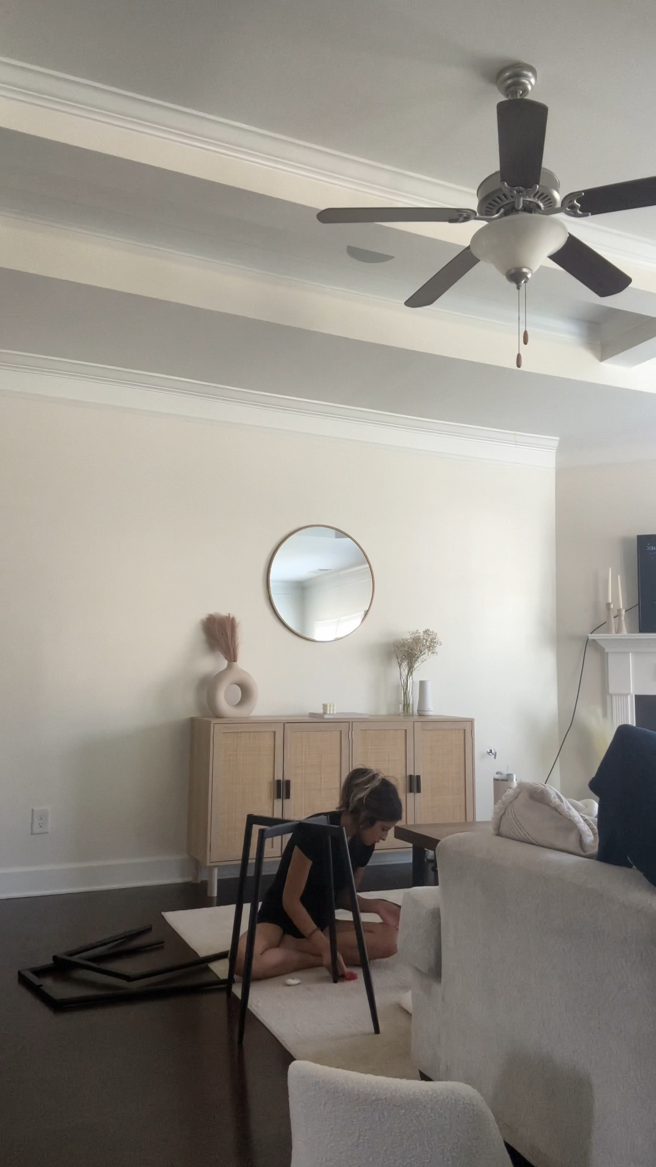 Boucle stools, super affordable and modern! 

#LTKHome #LTKFamily