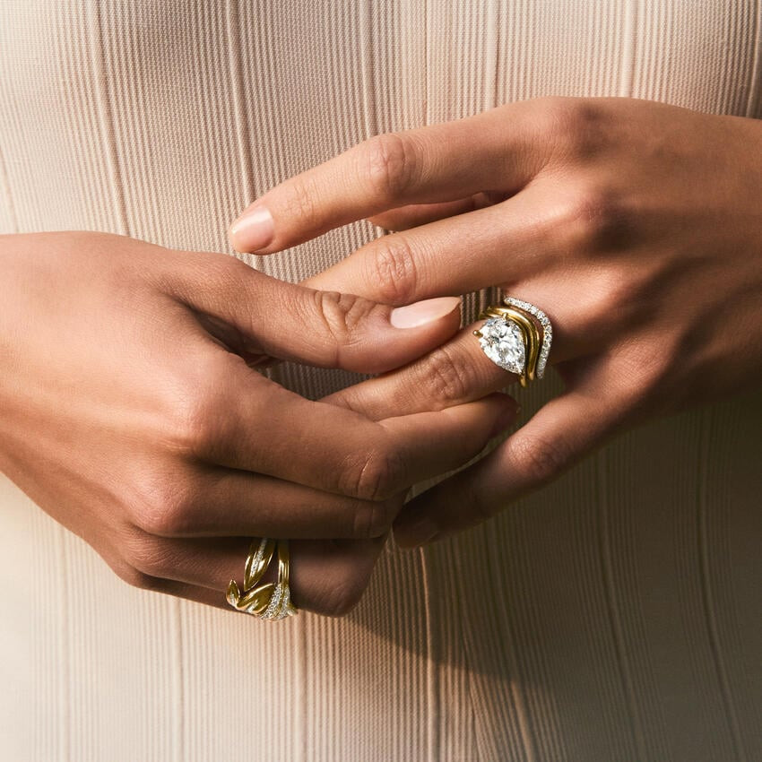 18K Yellow Gold Silhouette Solitaire Ring | Brilliant Earth