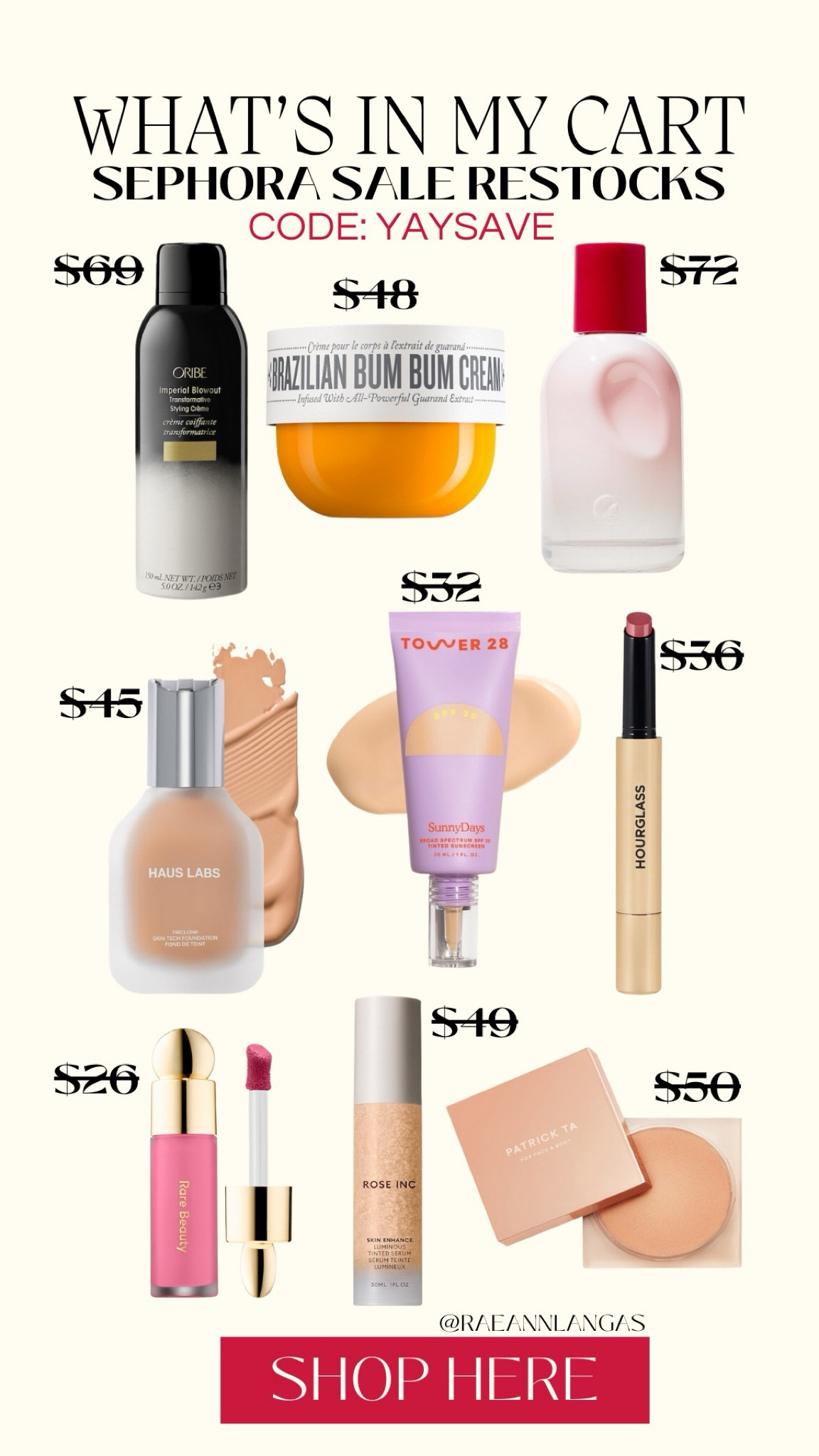 All my current makeup restocks for the Sephora sale! Use code: YAYSAVE to get your discount 🤍

#LTKxSephora #LTKbeauty #LTKsalealert