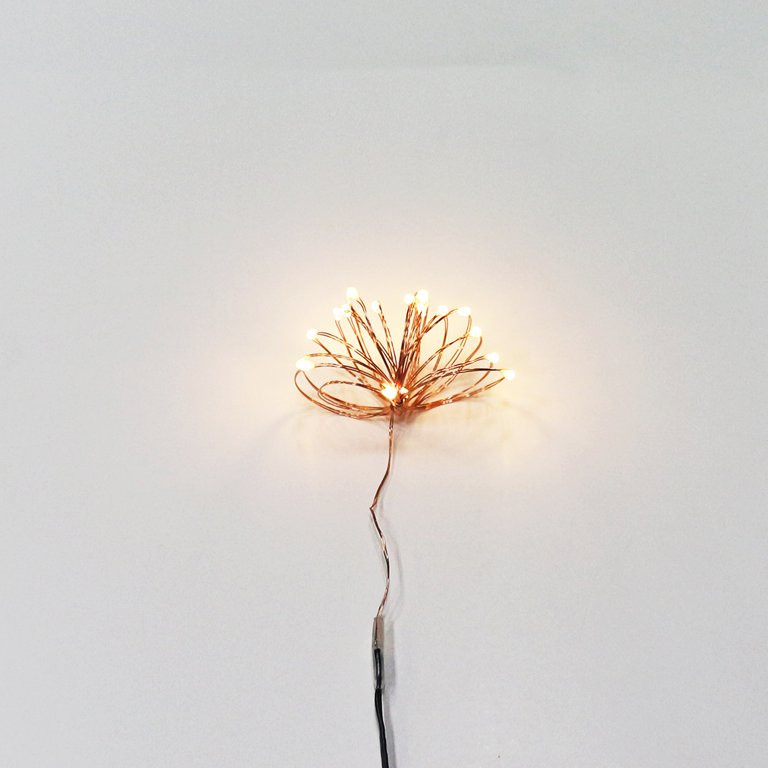 Mainstays 6ft LED Fairy Wire String Light Set with Battery Operated Timer - 18 LED Lights | Walmart (US)