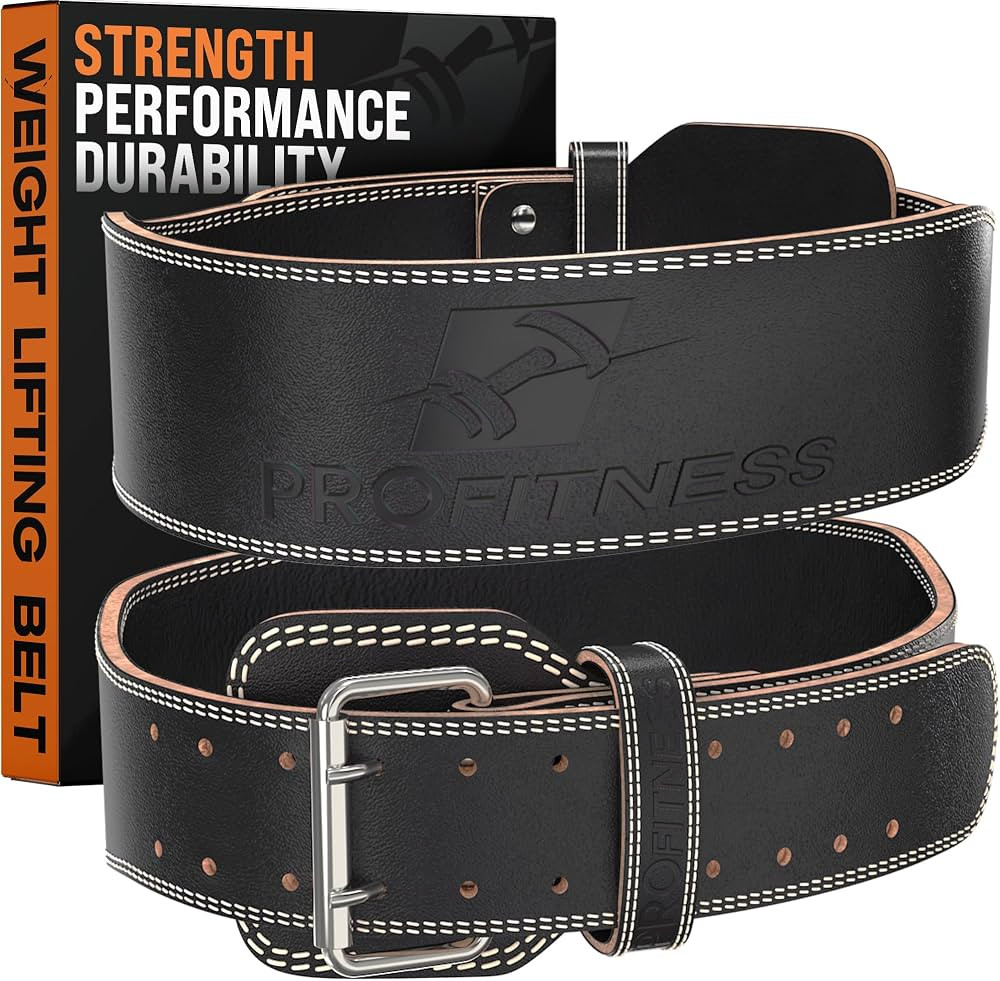 ProFitness Weight Lifting Belt for Men & Women - Premium 4" Wide Weight Belt for Men & Women Func... | Amazon (US)