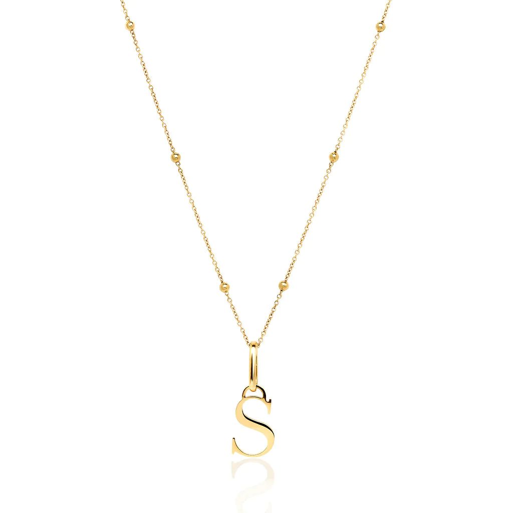 Initial Necklace (Gold) | Abbott Lyon