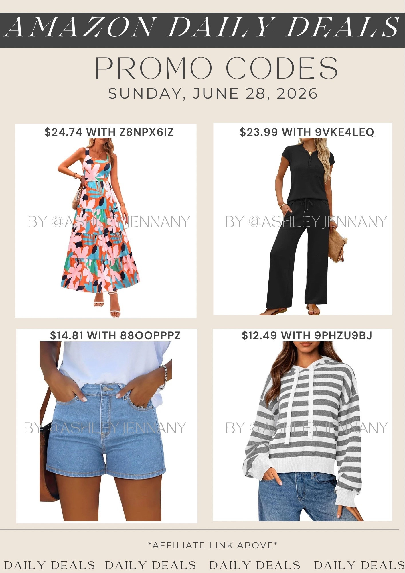 Amazon deals

#LTKSaleAlert #LTKMidsize #LTKootd