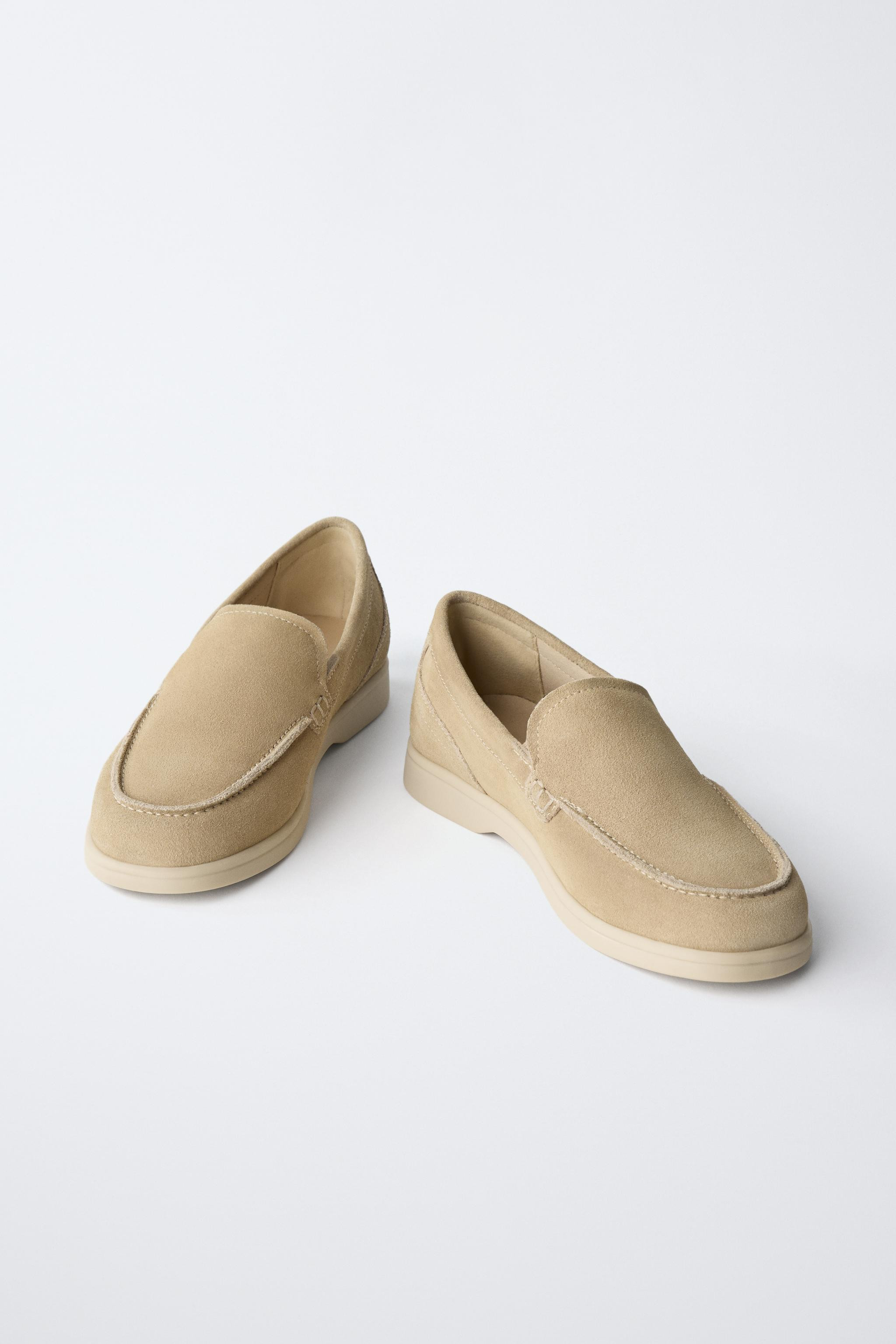 LEATHER DECK SHOES | Zara US