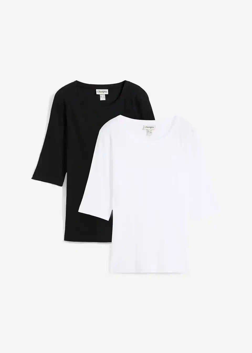Rippshirt mit reiner Bio-Baumwolle (2er Pack) | Bonprix DE