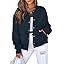 EVALESS Womens Crop Jacket Long Sleeve Shacket Lightweight Fall 2025 Casual Coat with Pockets | Amazon (US)