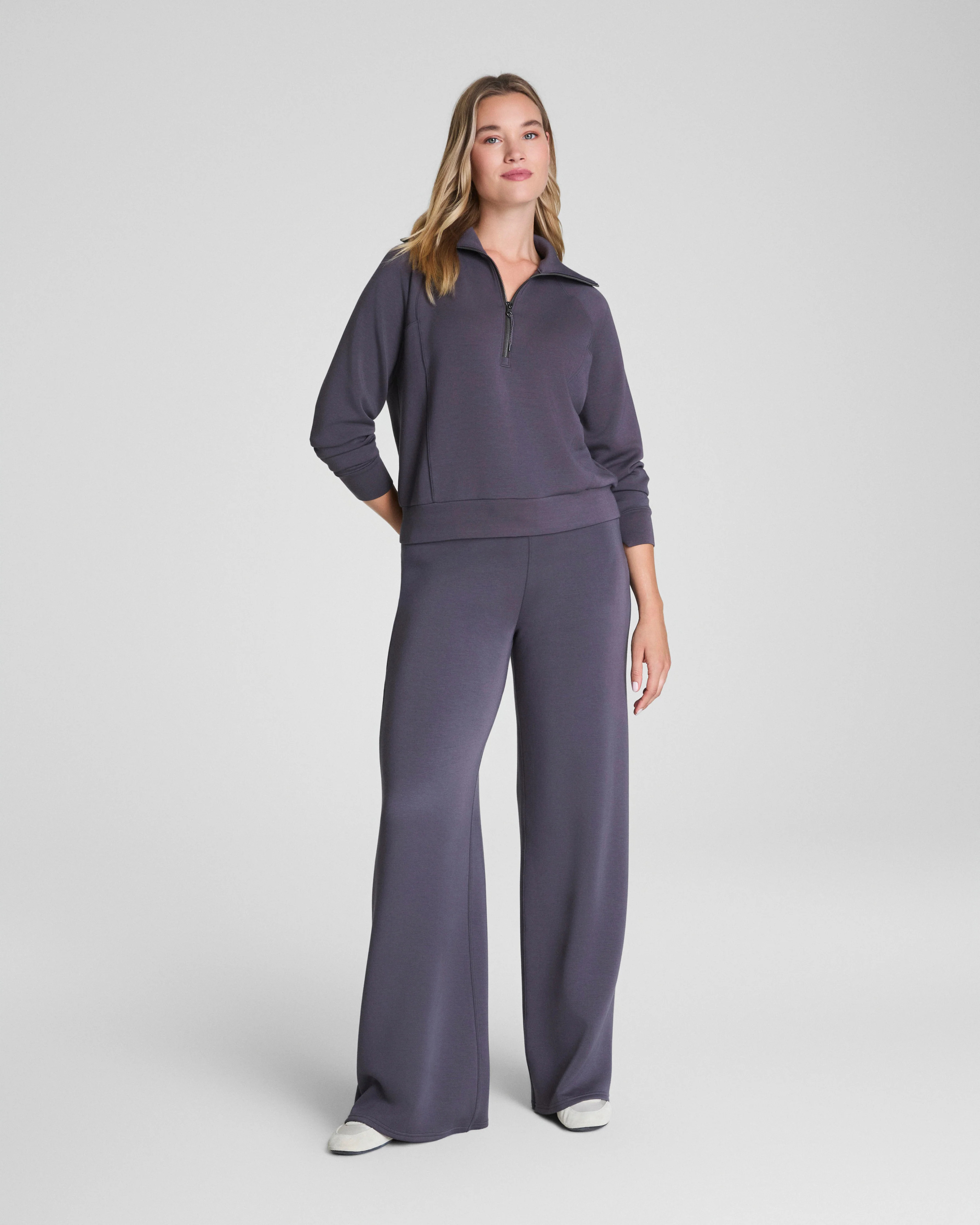Spanx Women's SPANX AirEssentials Wide Leg Pants in Storm | Spanx