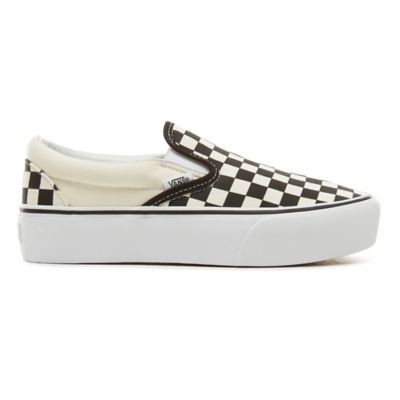 Chaussures Checkerboard Classic Slip-On Platform | Noir, Blanc | Vans | Vans (FR, ES, IT, DE, NL, UK)