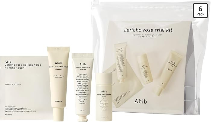 Abib Jericho Trial Kit, Travel Kit | Korean Skincare, Toner Pads, Cream, Serum, Travel Essentials... | Amazon (US)