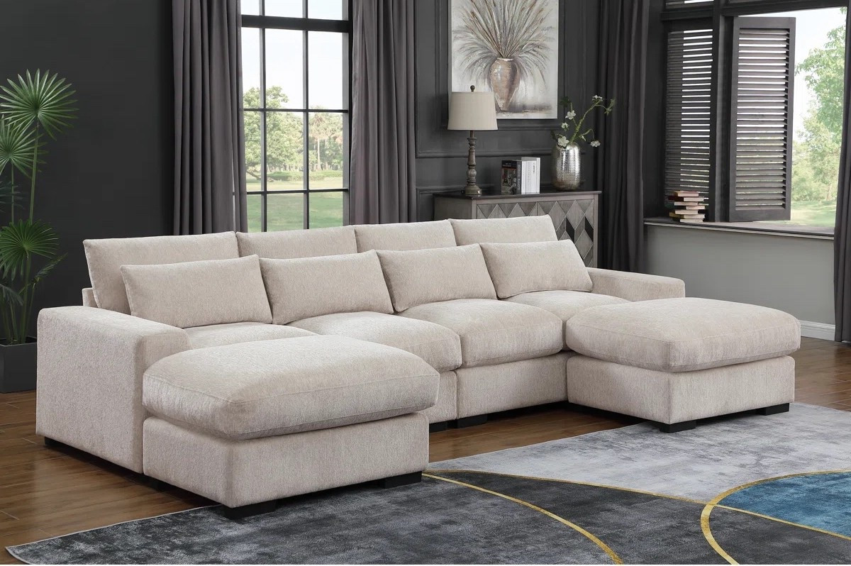 This upholstered chaise sectional combines spacious comfort with a refined modern silhouette, creating the perfect centerpiece for cozy movie nights, elevated entertaining, and relaxed everyday living ✨🛋️ ON SALE and under $1,200.

Keywords:

* chaise sectional sofa
* upholstered sectional
* modern sectional couch
* living room sectional
* cozy sectional sofa
* lounge sectional
* contemporary sofa design
* large sectional couch
* warm neutral interiors
* cozy living room aesthetic
* modern home decor
* boutique hotel style
* curated living spaces
* elevated family room
* luxury lounge furniture
* sophisticated home styling

#LTKHome #LTKSeasonal #LTKSaleAlert