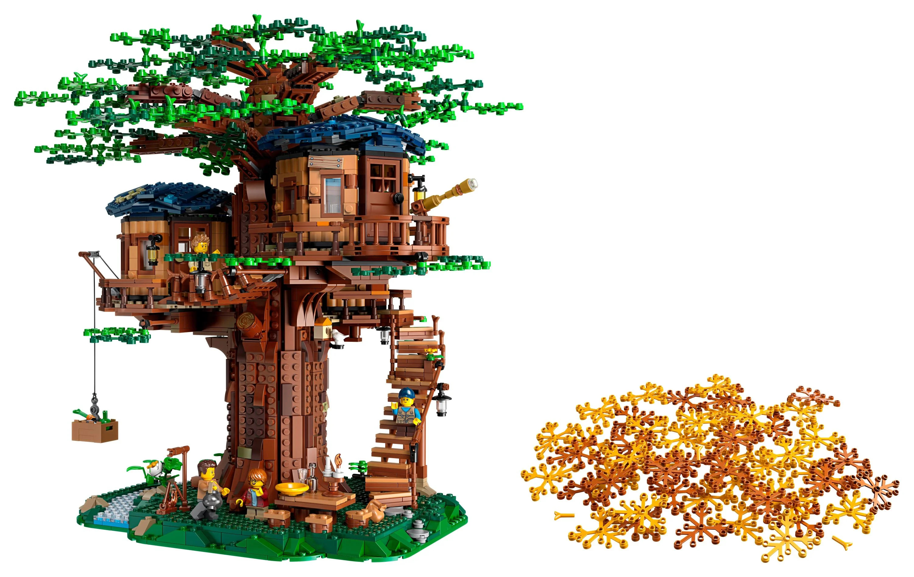 LEGO Ideas Tree House 21318, Model Construction Set for 16 Plus Year Olds with 3 Cabins, Intercha... | Walmart (US)
