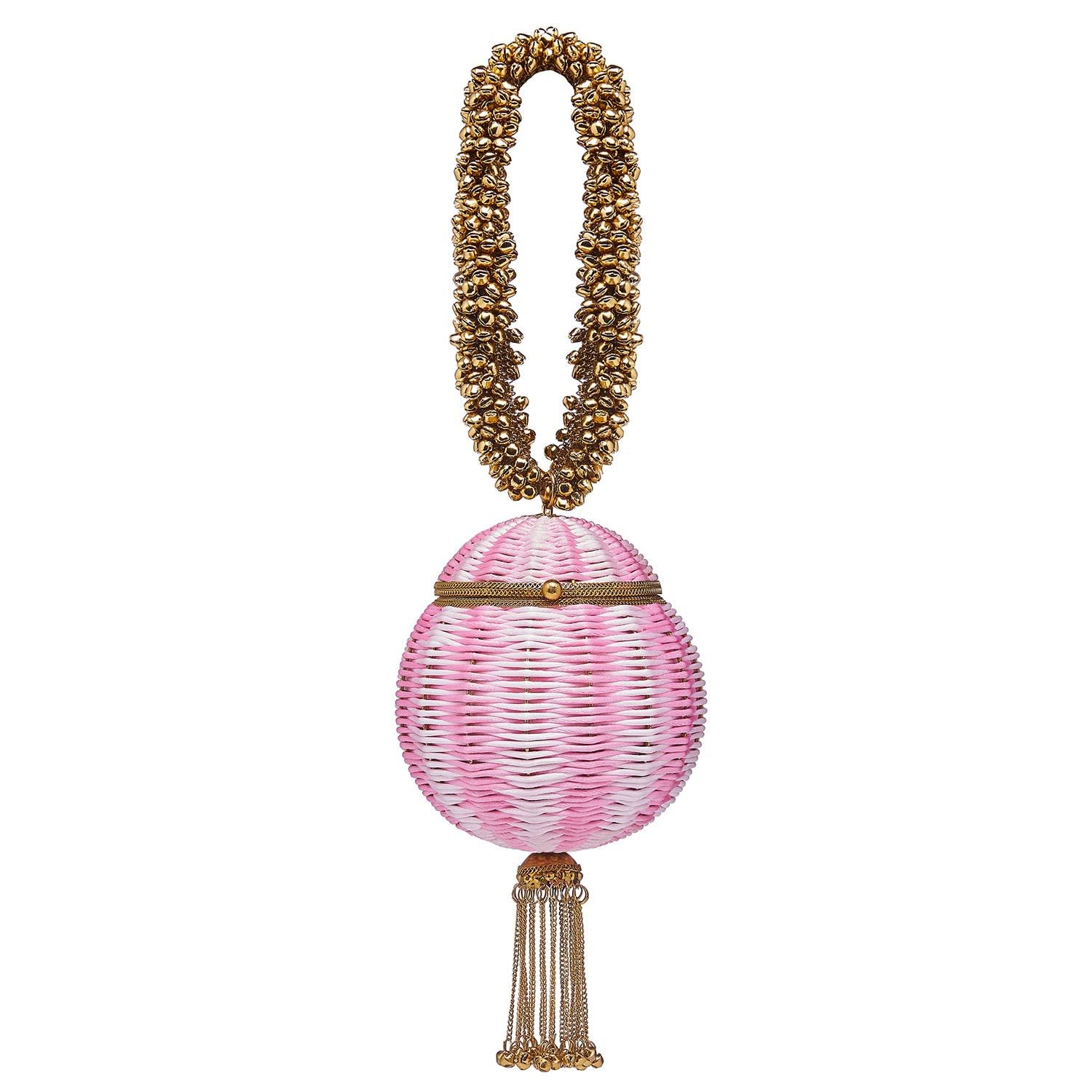 Babi Beach Beach Bracelet Clutch Bag In Powder Pink | Wolf and Badger (Global excl. US)